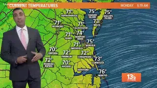 13News Now Daybreak Weather Forecast, 6/25/18