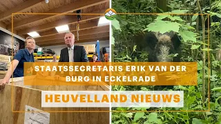 Heuvelland nieuws: Staatssecretaris Eric van der Burg in Eckelrade