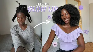 WEEKLY VLOG | Extreme Pre-Birthday GLOW UP ✨ + Curly Crochet Hair Tutorial