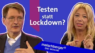 Corona: Tübinger Modellprojekt oder die bundeseinheitliche Notbremse | maischberger. die woche