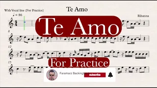 Te amo - Rihanna | Sheet music for practice