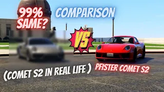 Pfister Comet S2 in Real Life | Pfister Comet S2 Vs Porsche 911 Turbo S Comparison | GTA 5 Online