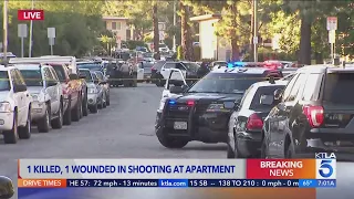 1 killed, 1 hospitalized in apartment complex shooting in L.A. County