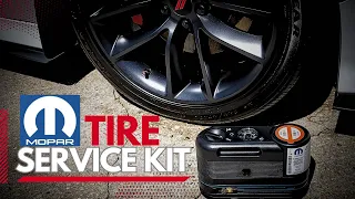 How To Fix a FLAT TIRE Using The MOPAR Tire Service Kit