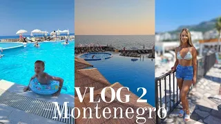 Vlog 2 -Montenegro .Dobra Voda (Ruža Vjetrova Wind Rose Hotel Resort)