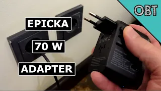 Epicka Universal GaN 70W Universal Travel Adapter