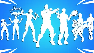 Top 50 Popular Fortnite Dances With Best Music! (Schwifty Morty, Balvin In Da Party, Bim Bam Boom)