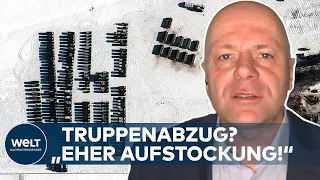 Rückzug oder Rotation? „Wir erleben eher eine Aufstockung russischer Truppen“ | WELT INTERVIEW