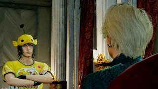 Final Fantasy XV Patch 1.08 Being rude to Maddam Secretary