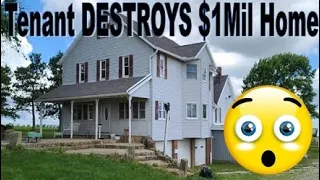 Tenants Destroy Million Dollar Rental Property After Being Evicted!!