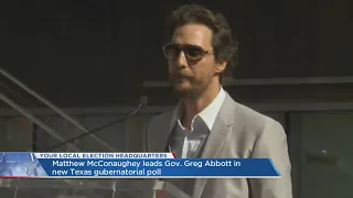 More Texans would support Matthew McConaughey for governor over Greg Abbott, poll shows