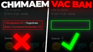 СНИМАЕМ VAC BAN В STEAM 🔥 (1 ЧАСТЬ)