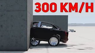 Mercedes Maybach S600 vs Wall 300 KM/H - BeamNG Drive [CRASH Test]