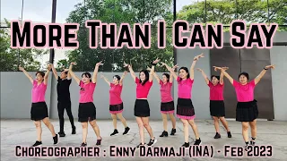 HOLD | VALENTINE 2023 : More Than I Can Say | LINE DANCE | Beginner | Enny Darmaji