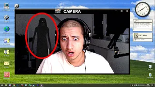 i downloaded a creepy game that WATCHES YOU... (help)