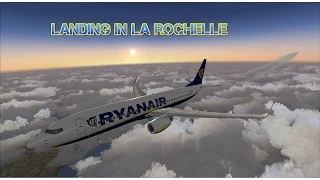 Short runway landing in La Rochelle