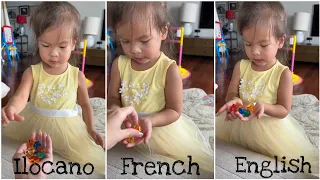 SMART Dahlia Amélie counting in ILOCANO, FRENCH and ENGLISH | Anne Curtis Smith | Erwan Huessaff