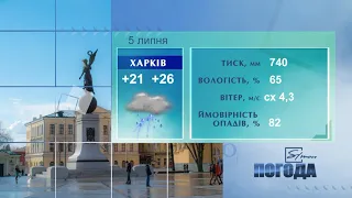 Погода на 5 липня 2021