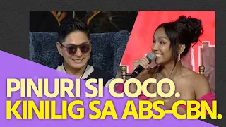 Kapuso actress na si Rochelle Pangilinan, kinilig sa ABS-CBN; pinuri si Coco Martin