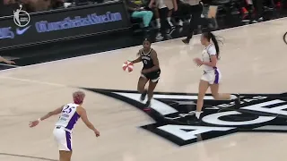 Las Vegas Aces beat Los Angeles Sparks 89-82, advance to 2-0 overall