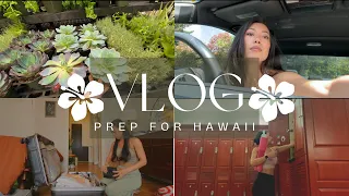 PREPPING FOR HAWAII VLOG | productive, cleaning, gym, pack with me, living alone diaries