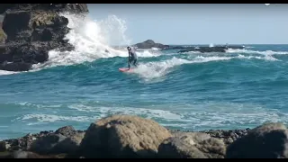 Surfers Find Crazy Wedging Wave in a Hidden Cove - RAW FOOTAGE