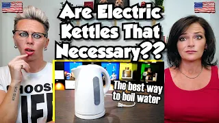American Couple Reacts: UK And More: Why Don't Americans Use Electric Kettles? FIRST TIME REACTION!