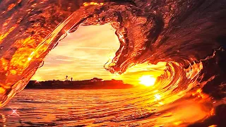 Красивые закаты и рассветы/ Beautiful sunsets and sunrises/ Шум моря/ Расслабляющая музыка/ #relax