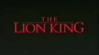 The Lion King Credits (1994) with Elton John's Circle of Life Version