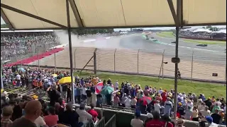 Max Verstappens crash at Copse - 2021 British Grand Prix, Silverstone
