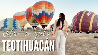 CÓMO ES VOLAR EN GLOBO EN TEOTIHUACÁN 🎈 I Paula Rodríguez