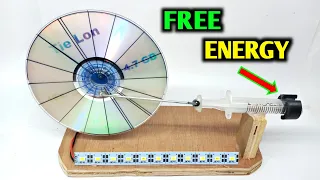 How to make free energy generator at home | How to make steam engine at home | science project