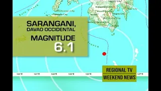 GMA Regional TV Weekend News: Lindol sa Mindanao