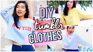 DIY Tumblr Clothes WITHOUT Transfer Paper | JENerationDIY