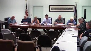 Sunbury, PA City Council Meeting 7/22/19