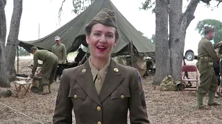 A World War II  - Living History re-Enactor