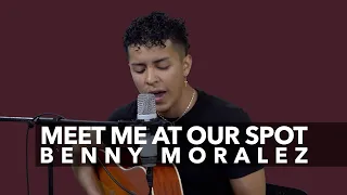 MEET ME AT OUR SPOT cover - BENNY MORALEZ