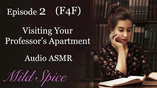 (F4F) The Professor and the College Student Part 2; ASMR Audio Sleep Story; Romance; Rain Ambiance
