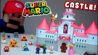 Super Mario Bros Movie Micro Mushroom Kingdom Castle Playset Jakks