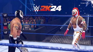 WWE 2K24 - Rey Mysterio Vs Rey Mysterio 06' FULL MATCH (PS5)