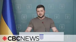 Zelensky voices skepticism about Russian pullback from Kyiv