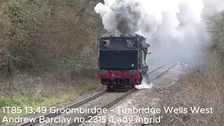 SPA VALLEY RAILWAY - Winter Steam Gala 10th February 2024