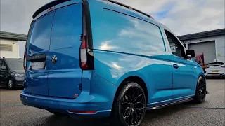 vw caddy dsg mk5 sportline edition r modified Lowered alloys splitter sidebars spoiler leather