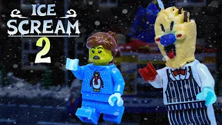 ЛЕГО мультфильм МОРОЖЕНЩИК 2 / LEGO Ice Scream 2 horror stop motion