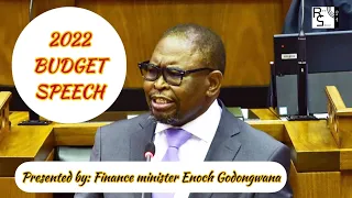 South Africa 2022 Budget Speech by Finance Minister Godongwana