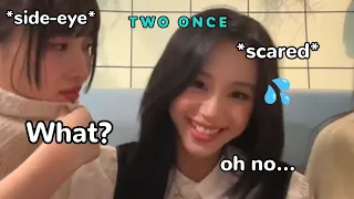 Mo vs MiChaeng's little bickerings on Chaeyoung's recent IG live 😂