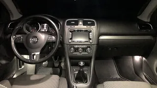 Installing VW GTI/GOLF LED Interior Lights - MK6