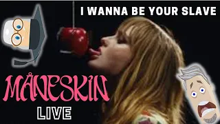 Maneskin 🎸⛓️REACTION!🤯- I Wanna Be Your Slave LIVE!!