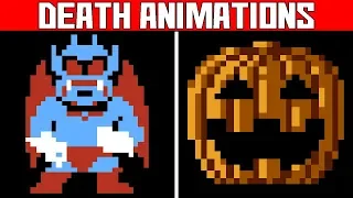 NES Halloween Video Game Deaths & Game Over Screens - Part 1 (Death Animations)