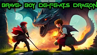 "The Brave Boy And The Dragon: A Tale of Courage and Heroism" || English Story || Fairy Tale ||